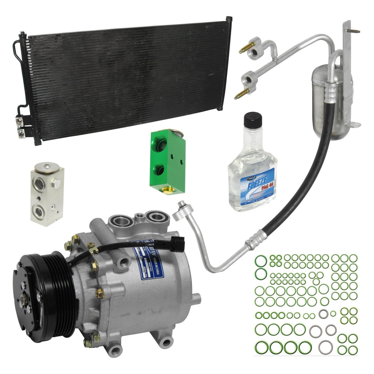KT3951A Air Conditioners Compressor & Component Kit for 2003-2004 Ford Expedition