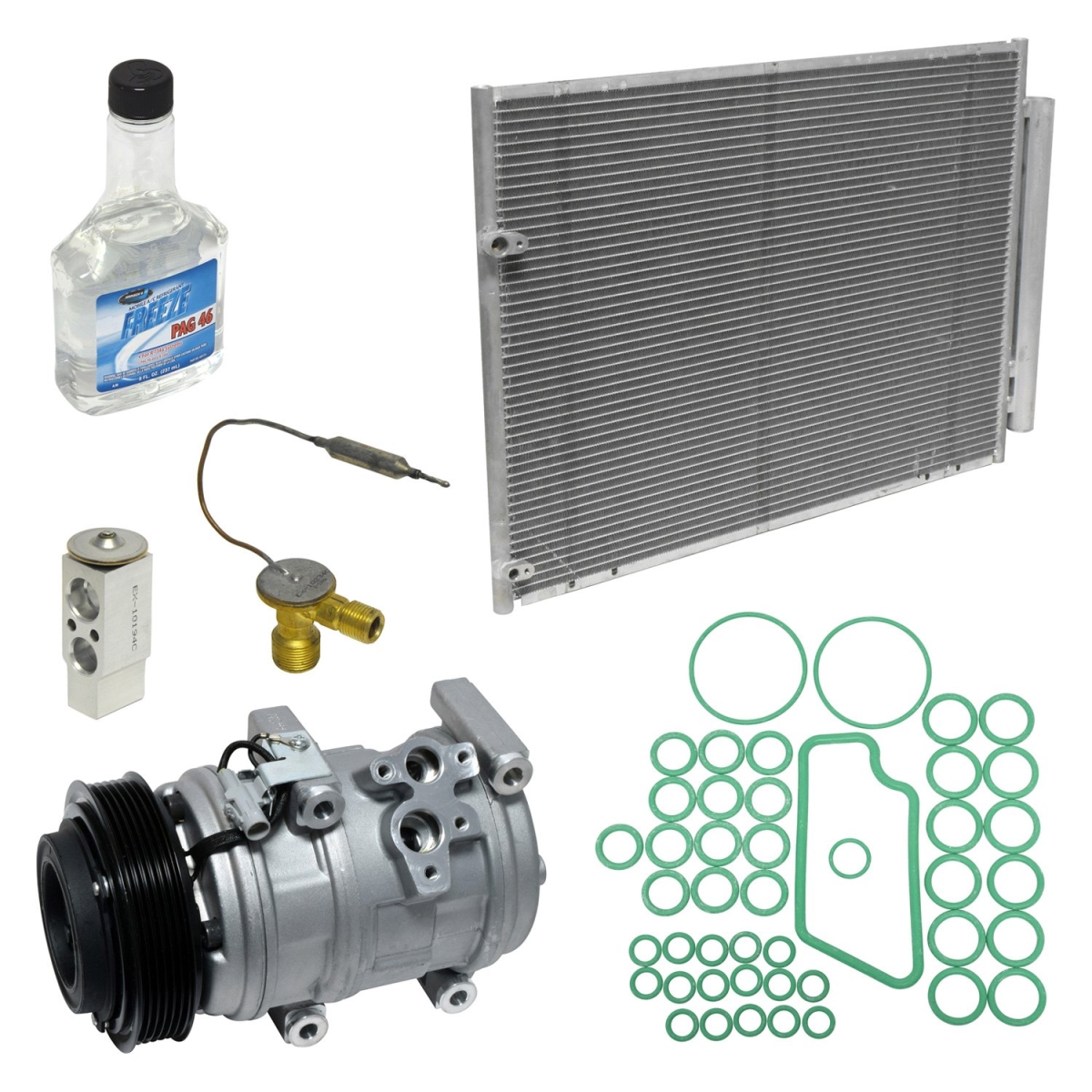 KT2033A Air Conditioners Compressor & Component Kit for 2004-2005 Toyota Sienna