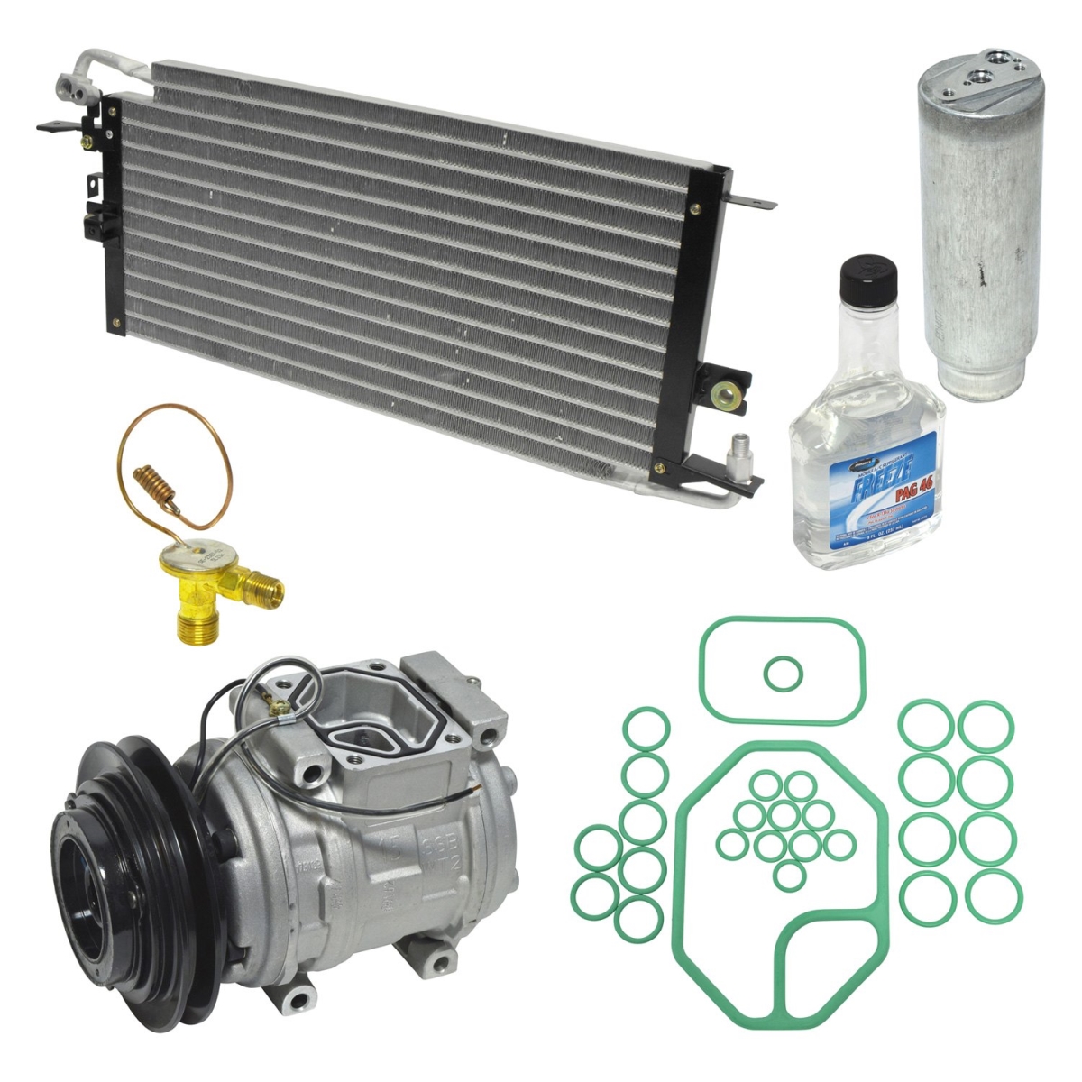KT3742A Air Conditioners Compressor & Component Kit for 1989-1990 Toyota Pickup