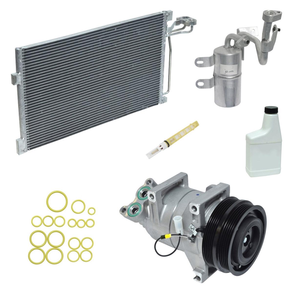 KT1434A Air Conditioners Compressor & Component Kit for 2006-2007 Volvo C70