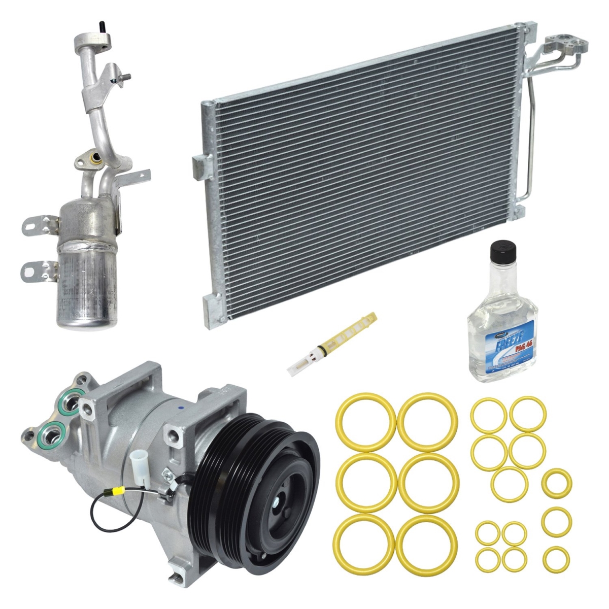KT4821A Air Conditioners Compressor & Component Kit for 2006-2008 Volvo S40