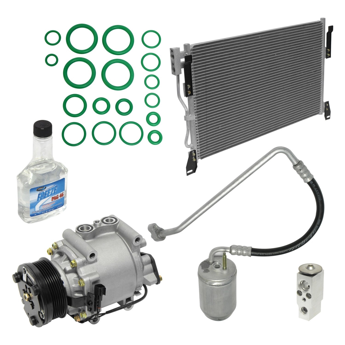KT2024A Air Conditioners Compressor & Component Kit for 2005 Ford Five Hundred