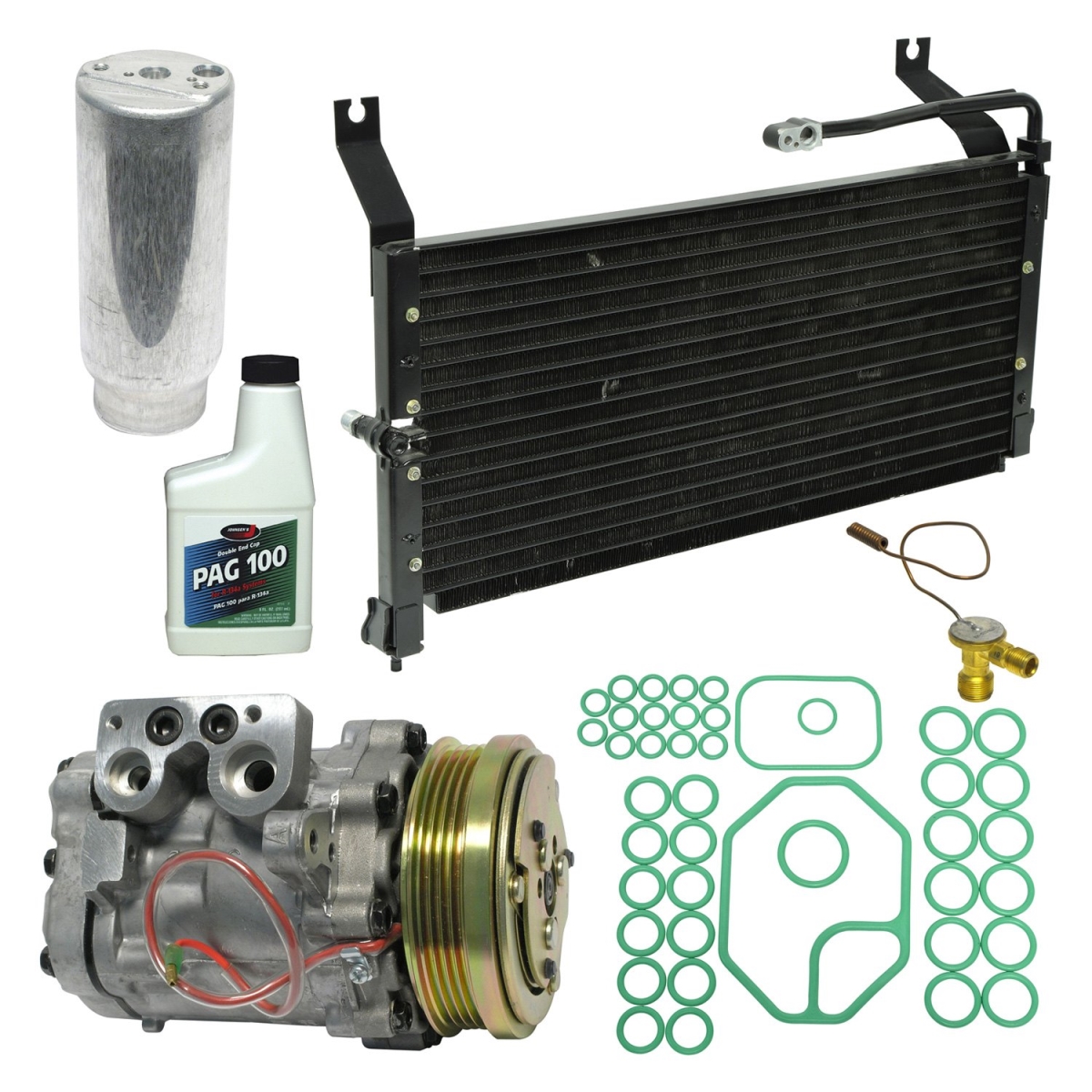 KT4285A Air Conditioners Compressor & Component Kit for 1998-2000 Chevrolet Metro