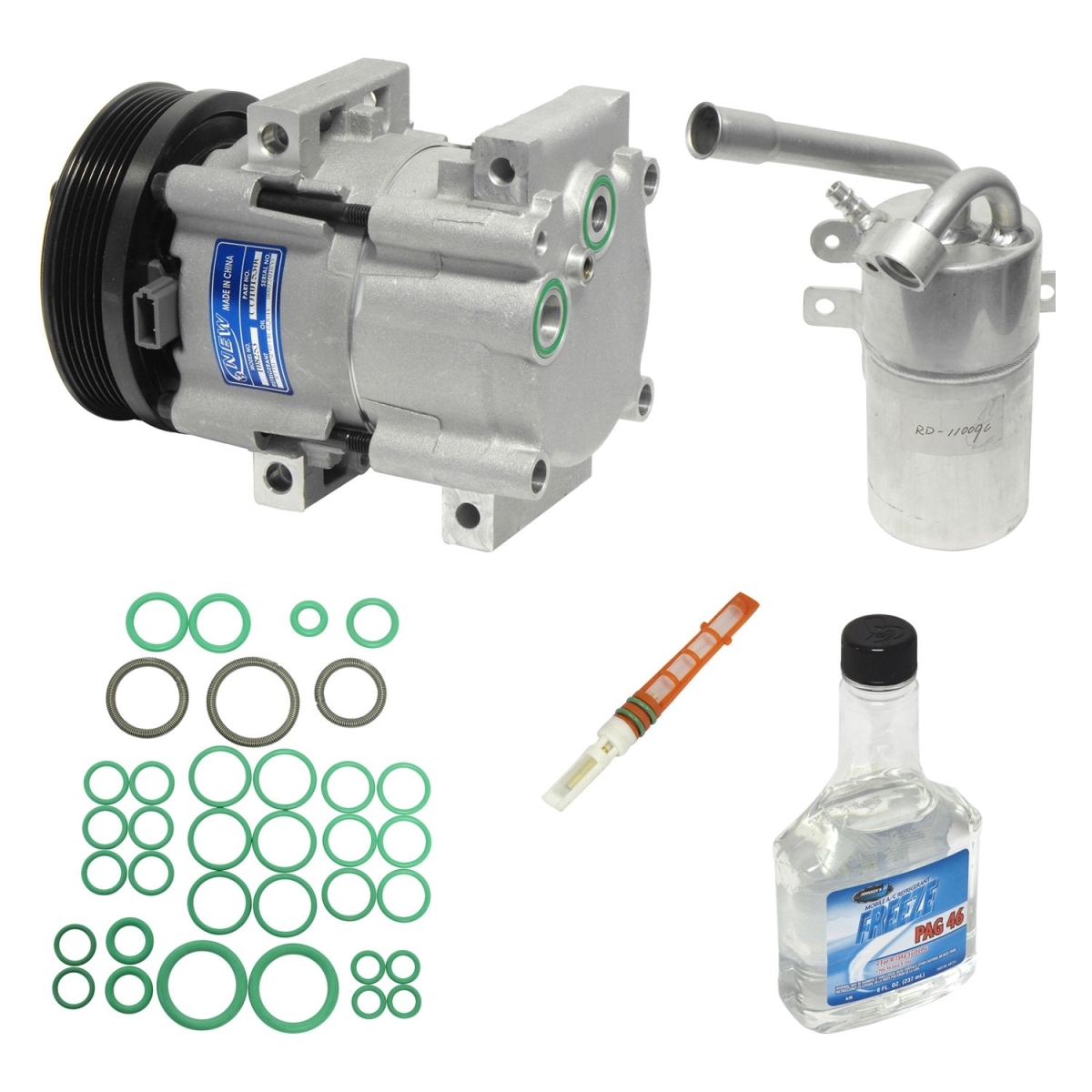 KT4832 Air Conditioners Compressor & Component Kit for 2003 Ford Focus