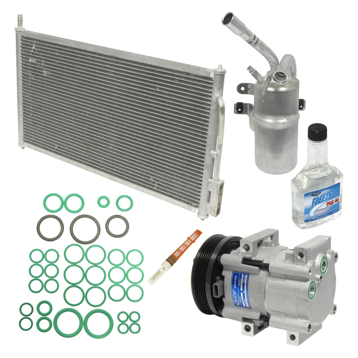KT4833A Air Conditioners Compressor & Component Kit for 2003-2004 Ford Focus