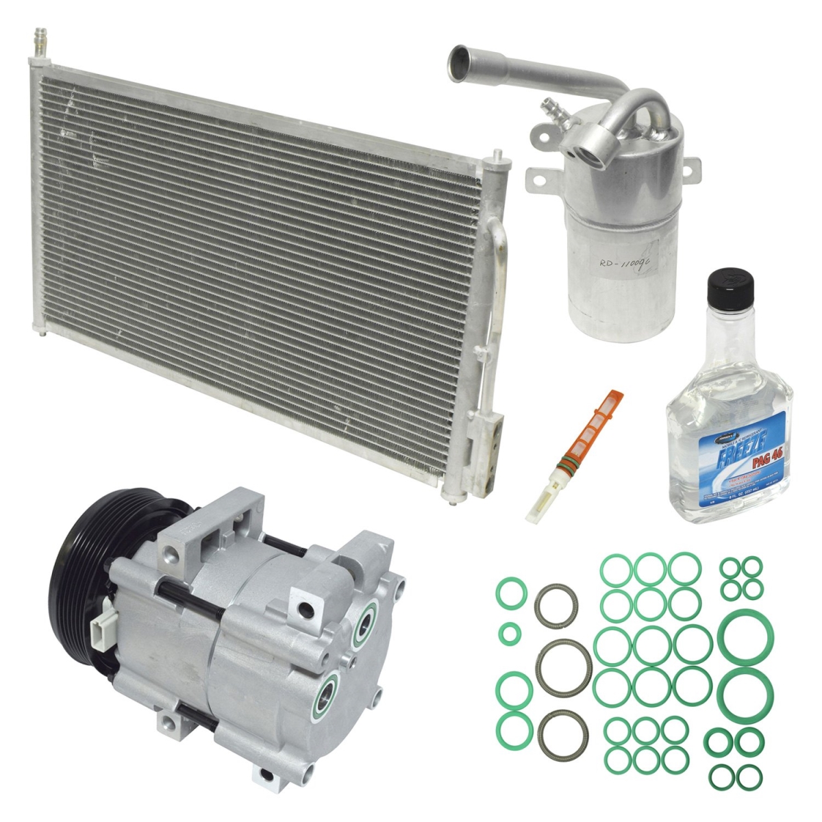 KT1606A Air Conditioners Compressor & Component Kit for 2003 Ford Focus