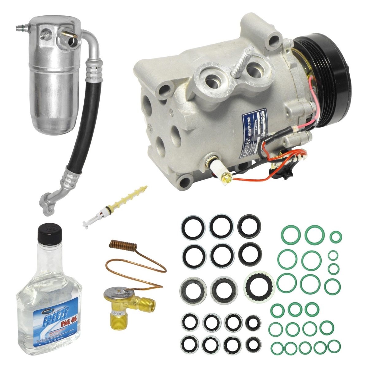 KT4842 Air Conditioners Compressor & Component Kit for 2003-2004 Chevrolet Trailblazer Ext