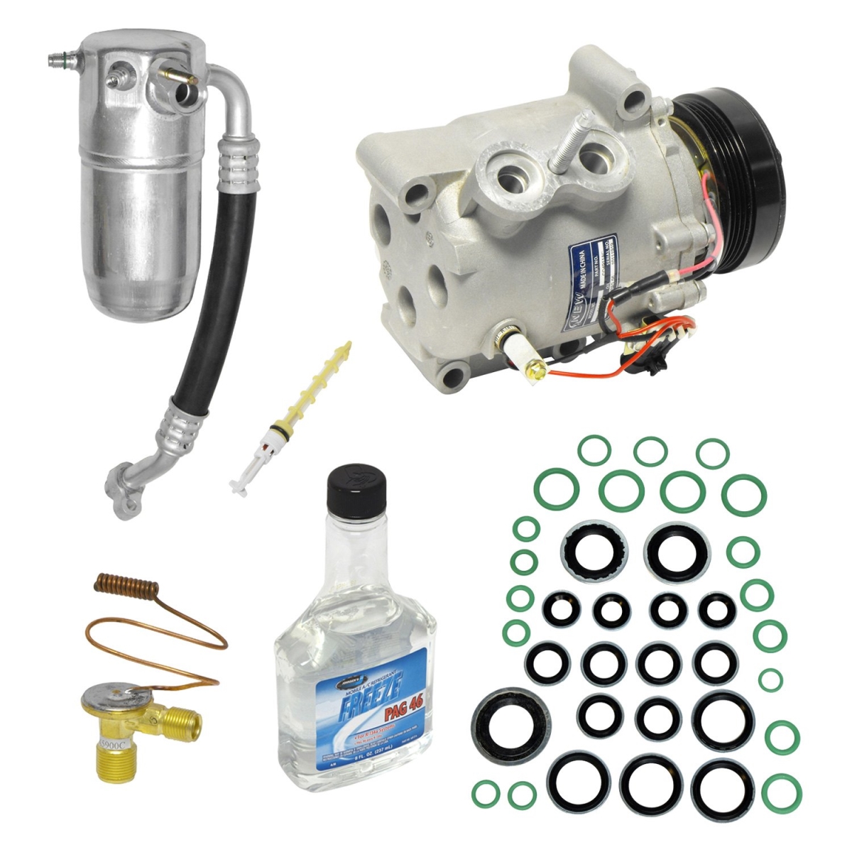 KT4843 Air Conditioners Compressor & Component Kit for 2003 Isuzu Ascender