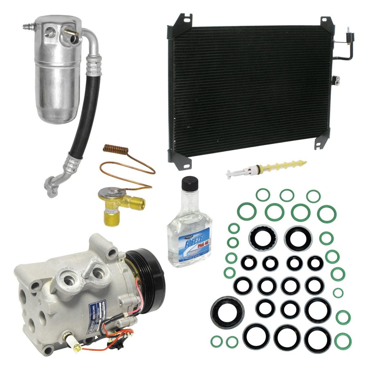 KT4843A Air Conditioners Compressor & Component Kit for 2003 Isuzu Ascender