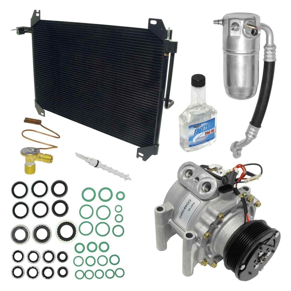 KT4404A Air Conditioners Compressor & Component Kit for 2004-2007 Buick Rainier