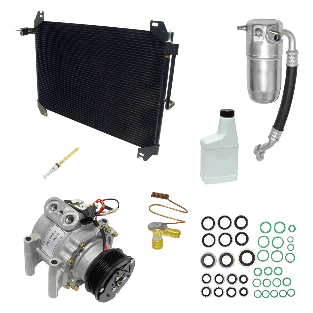 KT4849A Air Conditioners Compressor & Component Kit for 2008 Chevrolet Trailblazer