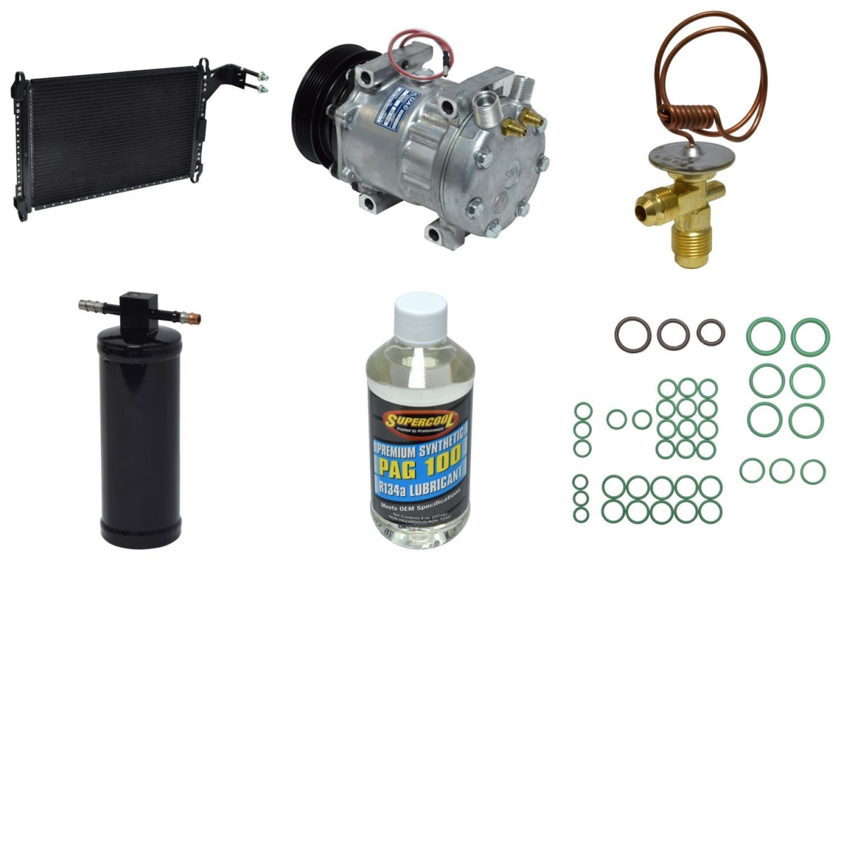KT4347A Compressor & Component Kit for 1991-1992 Ford Mustang GT