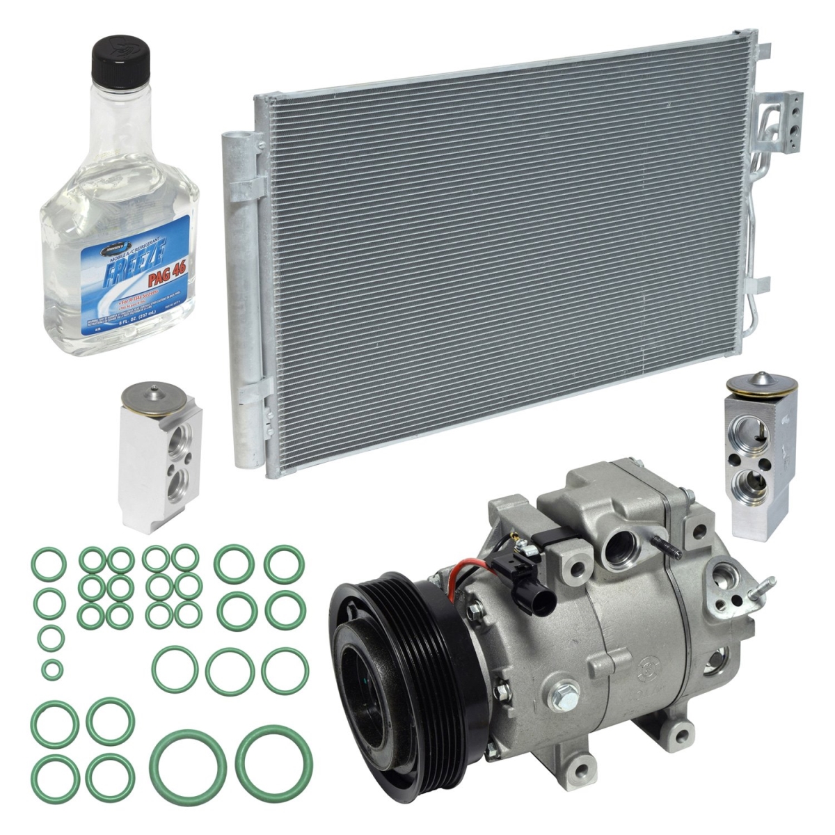 KT4853A Air Conditioners Compressor & Component Kit for 2011 Kia Sorento