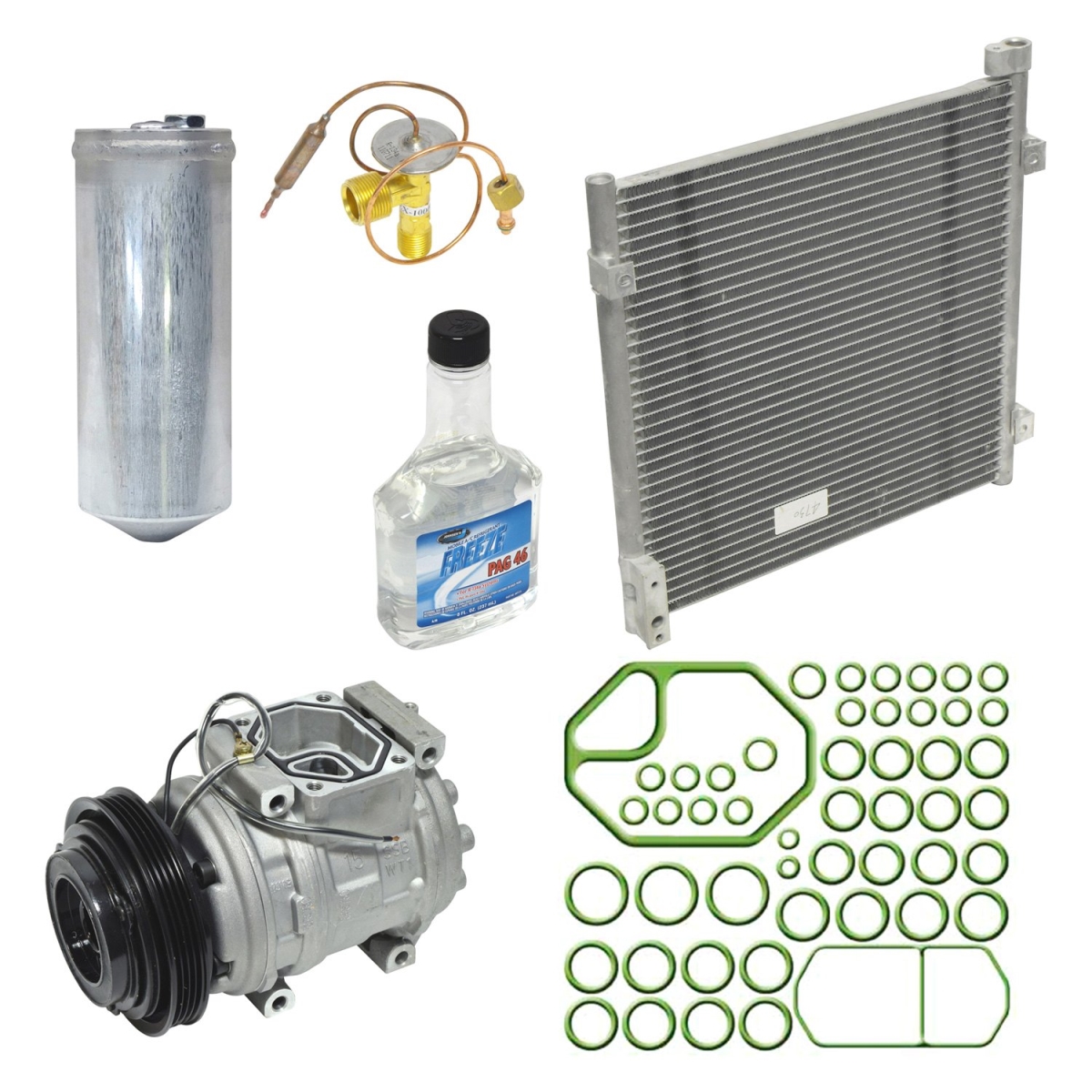 KT3751A Air Conditioners Compressor & Component Kit for 1999 Honda Civic