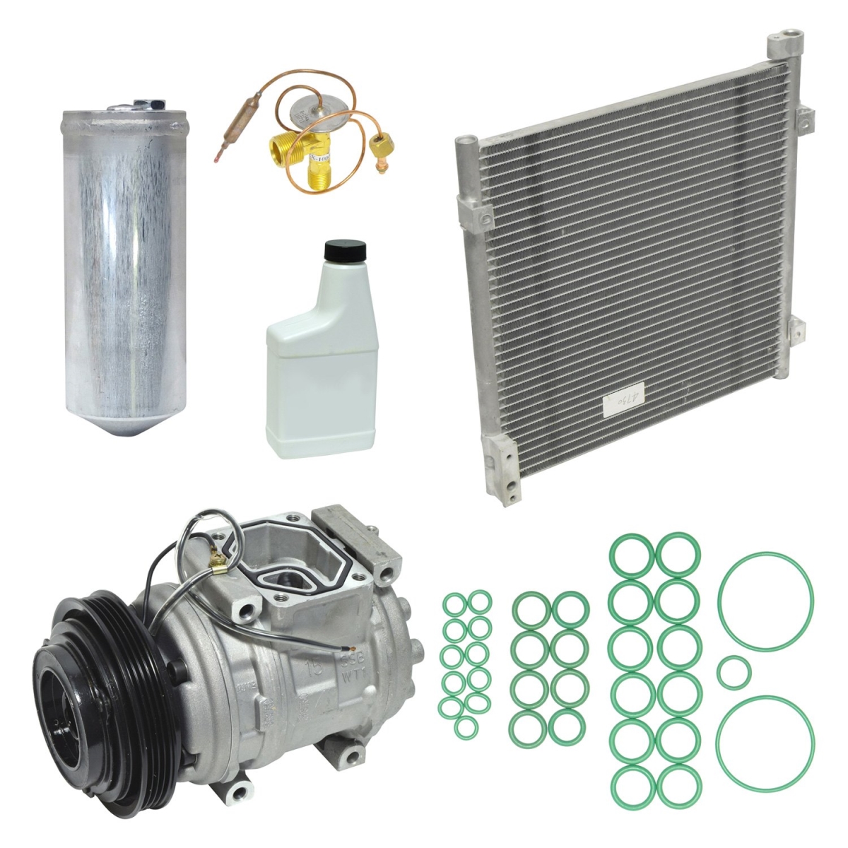 KT3750A Air Conditioners Compressor & Component Kit for 2000 Honda Civic