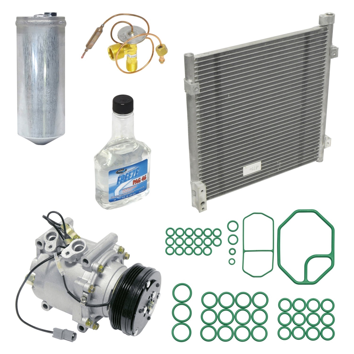 KT4858A Air Conditioners Compressor & Component Kit for 1996-1999 Honda Civic