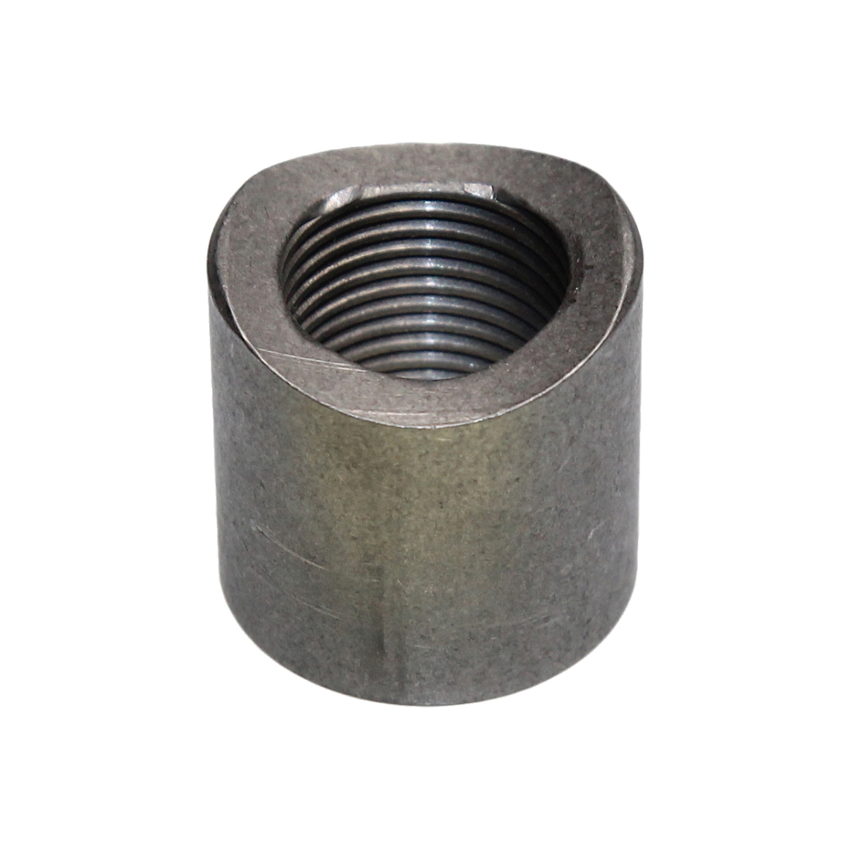 90-195SS-C 18 mm Threads Oxigon Sensor Bung with Curve 303 Stainless Steel - 1.0 OD x 1.0 in. Thick