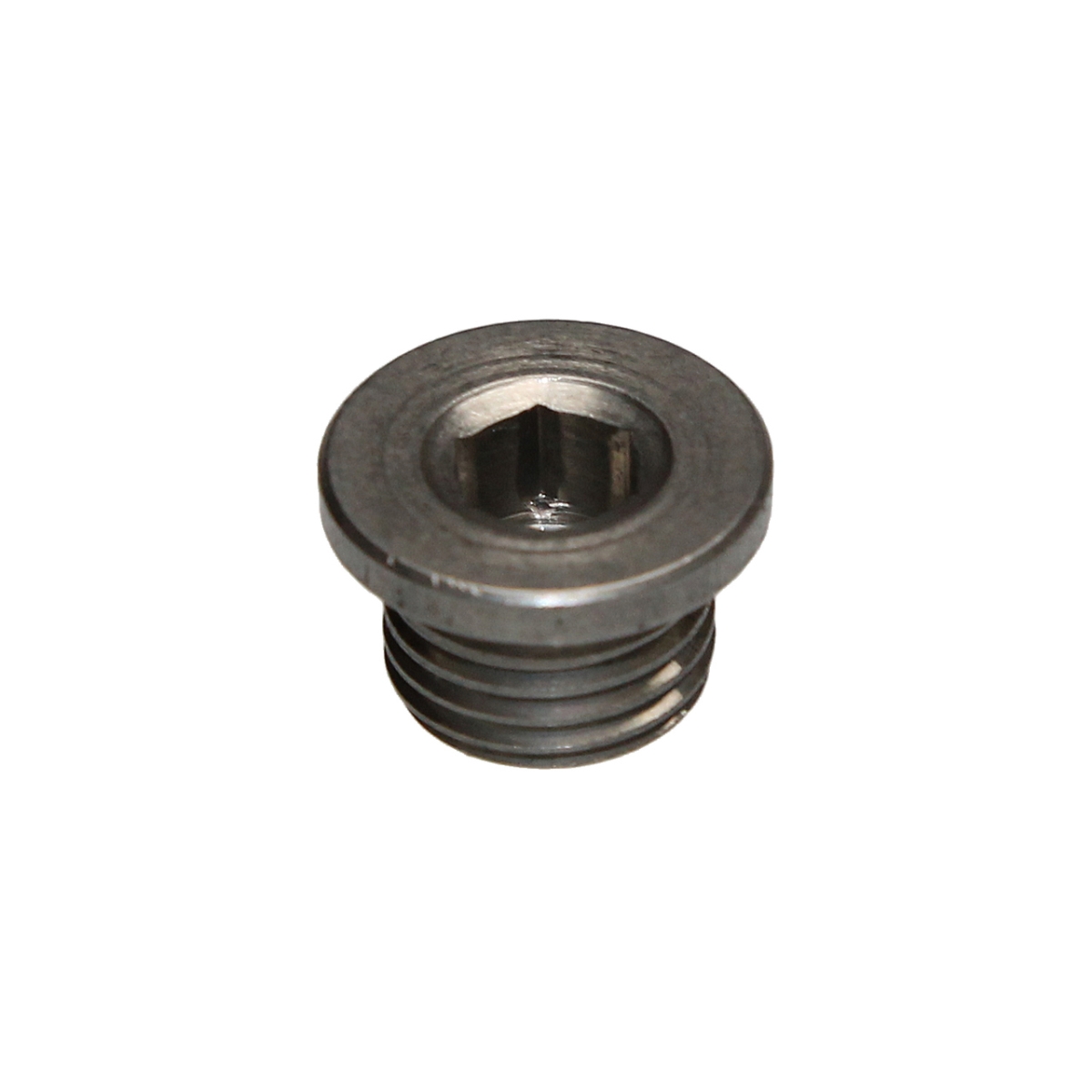 90-203SS Internal 6 mm Hex 303 Stainless Steel Bung Plug - 12 mm Threads 0.625 in. OD x 0.400 in. Thick