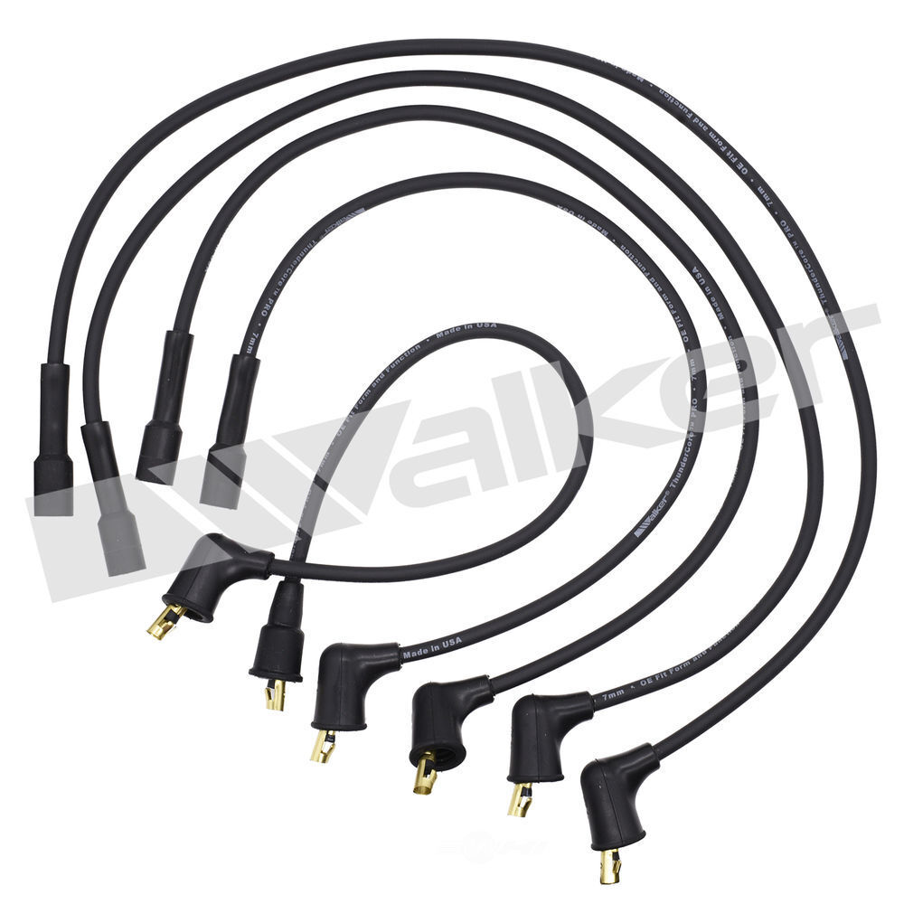 924-1066 Spark Plug Wire Set for 1986 Hyundai Pony 1.4L 4 Cyl