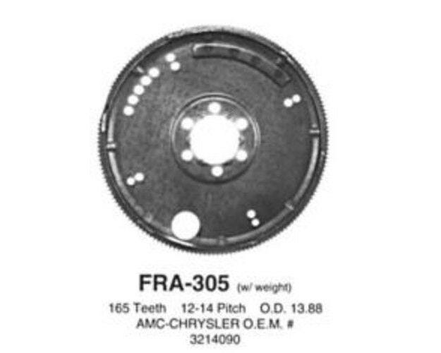 FRA-305 Automatic Transmission Flexplate for 1973-1974 American Motors Javelin