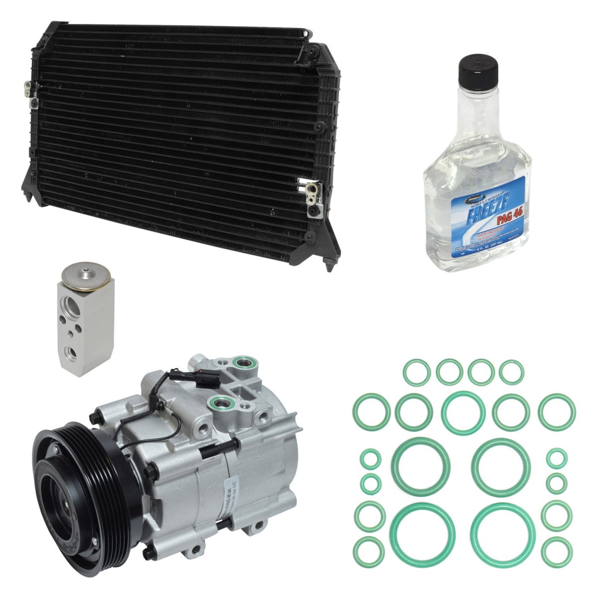 KT5008A Air Conditioners Compressor & Component Kit for 2004-2005 Hyundai Sonata