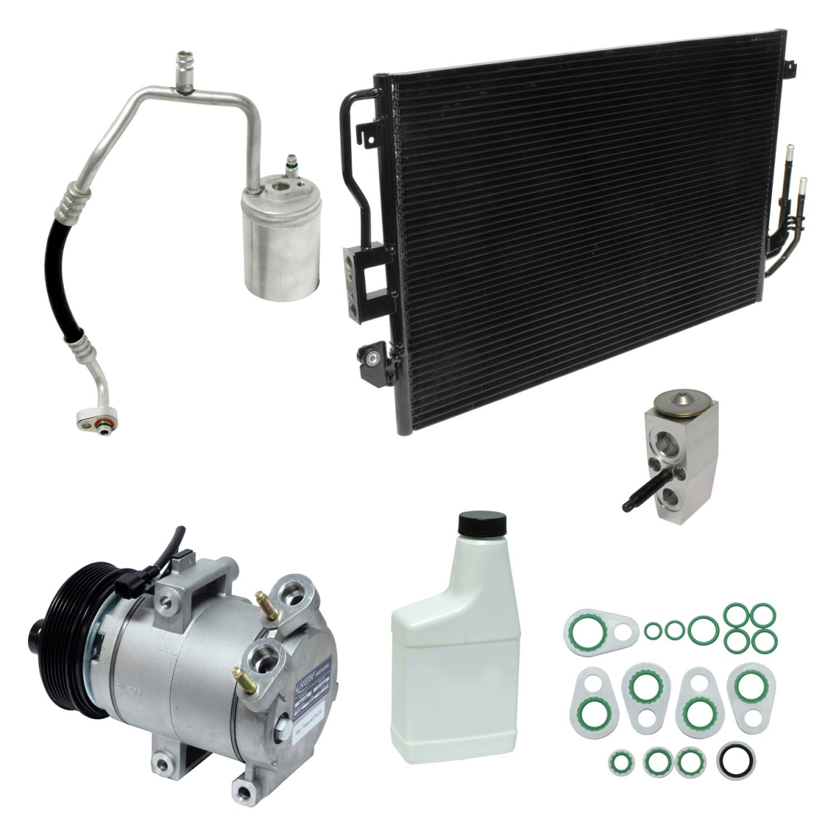 KT4877A Air Conditioners Compressor & Component Kit for 2009-2012 Ford Escape