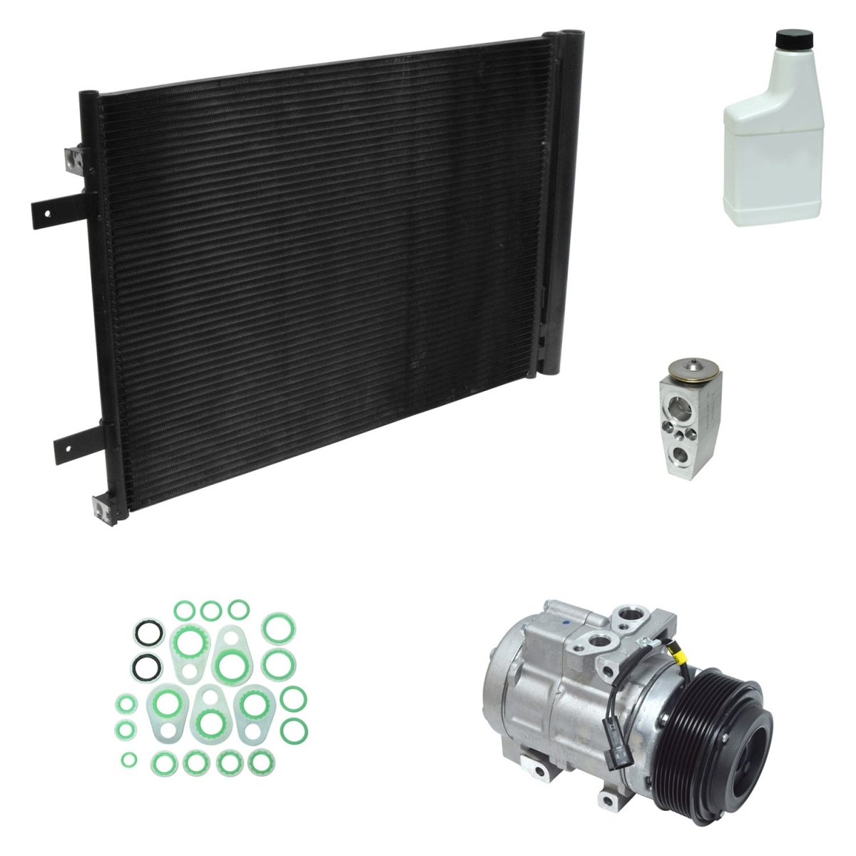 KT5305A Air Conditioners Compressor & Component Kit for 2011-2016 Ford F450 Super Duty