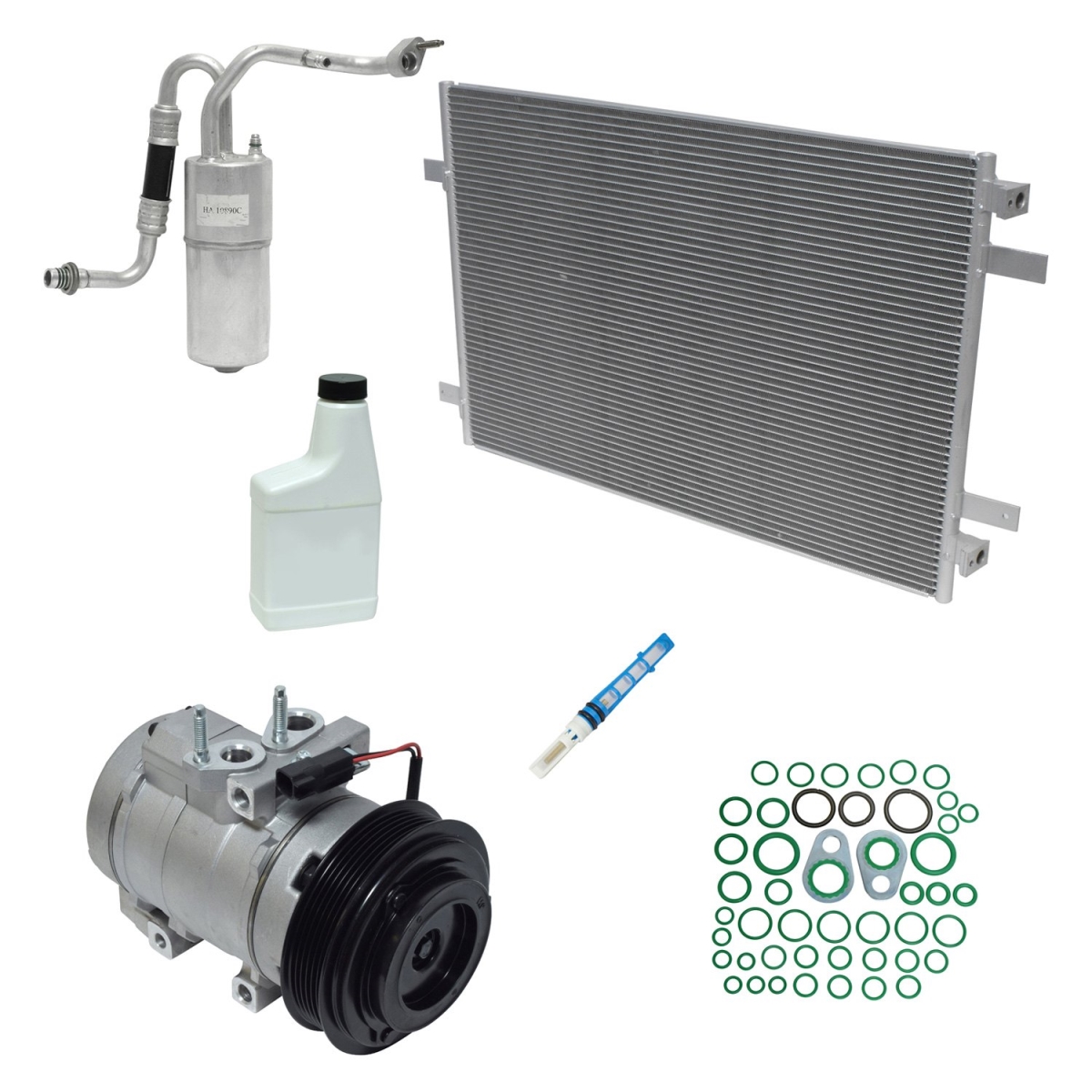 KT4719A Air Conditioners Compressor & Component Kit for 2009 Ford F-250 Super Duty