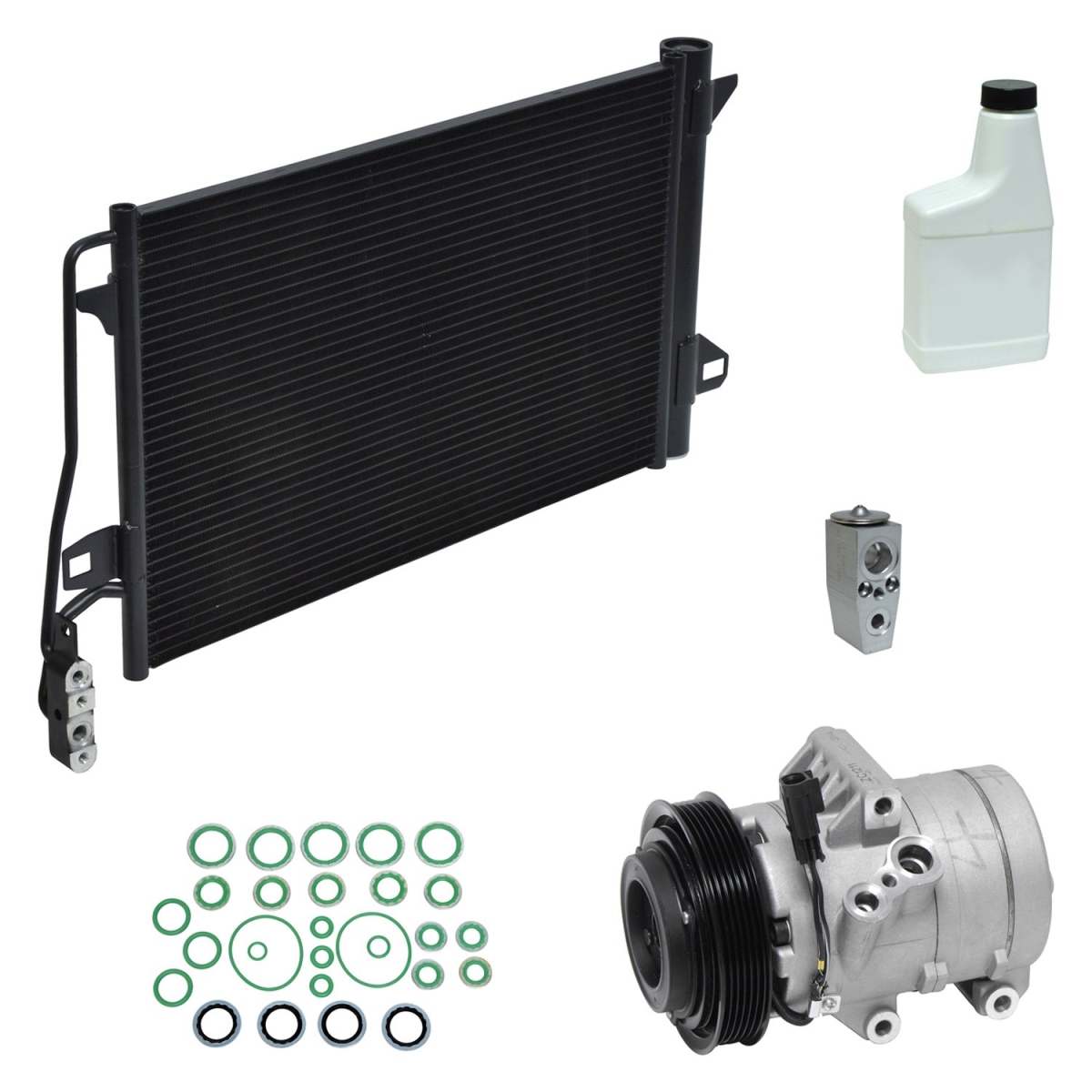 KT5343A Air Conditioners Compressor & Component Kit for 2010-2012 Ford Fusion