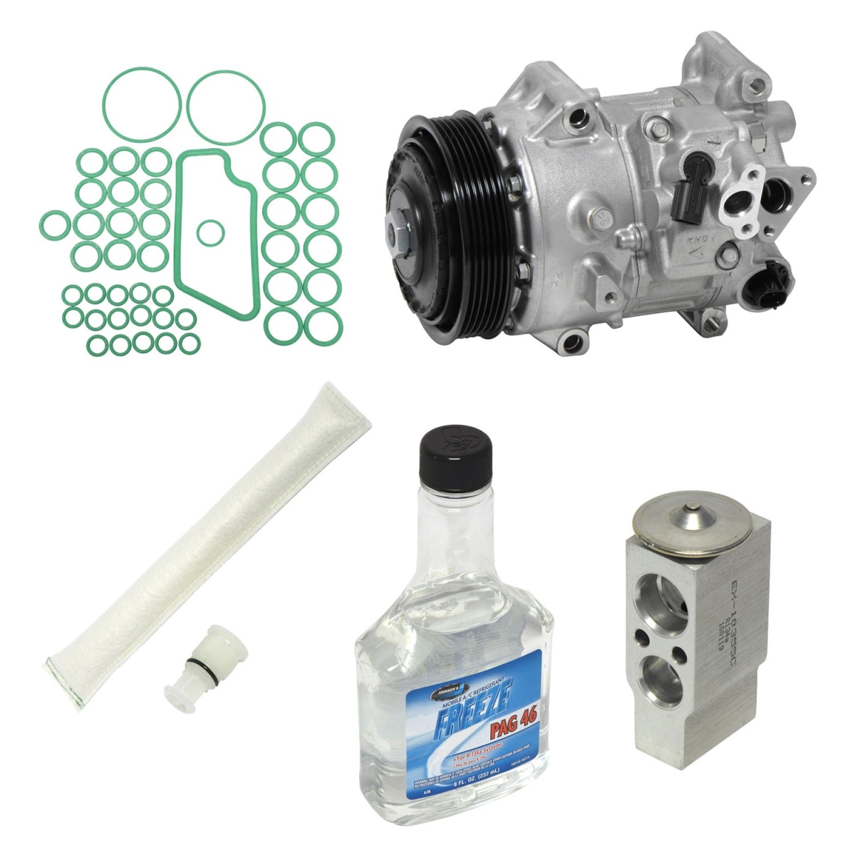 KT4687 Air Conditioners Compressor & Component Kit for 2009 Toyota RAV4