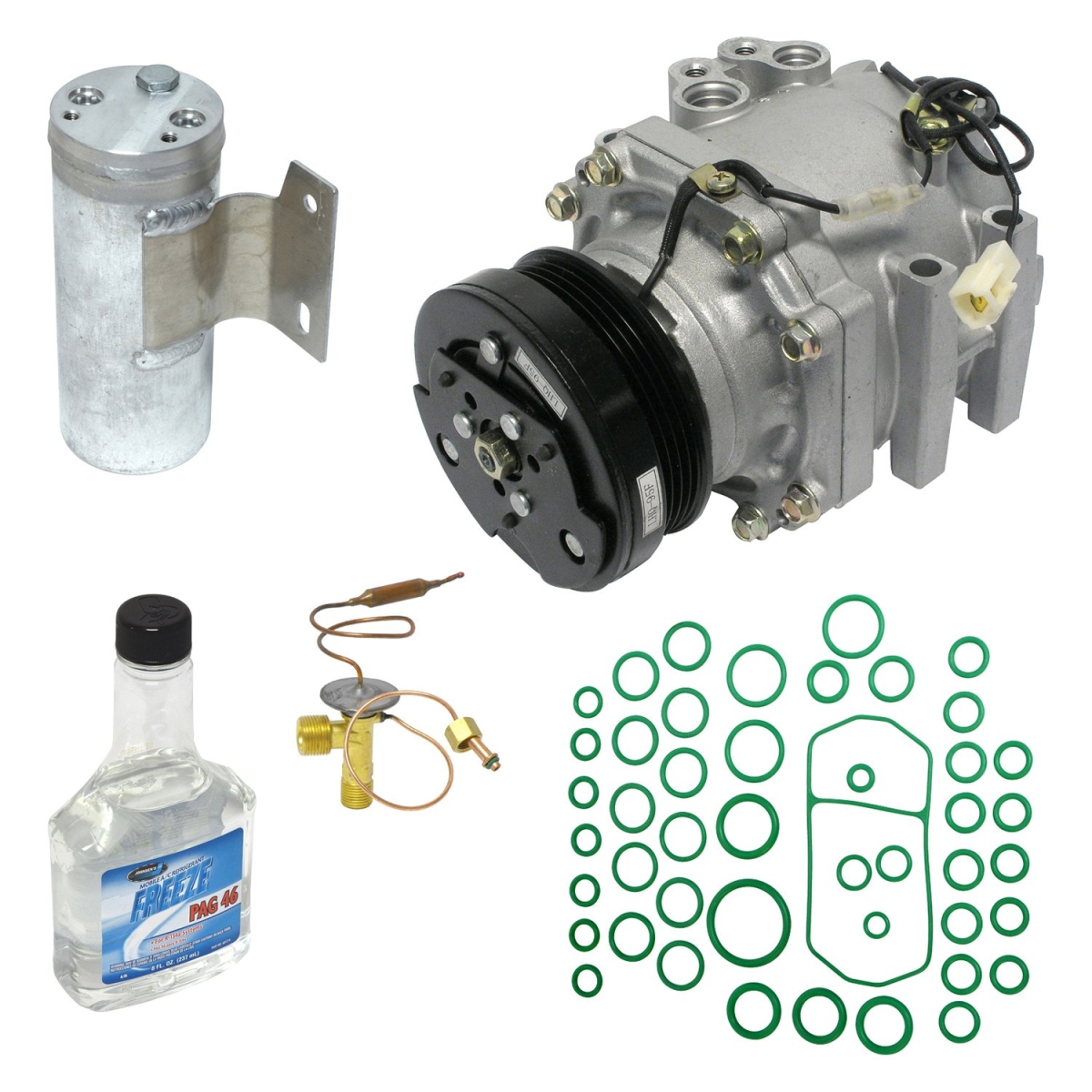 KT4483 Air Conditioners Compressor & Component Kit for 1995-1998 Mazda Protege