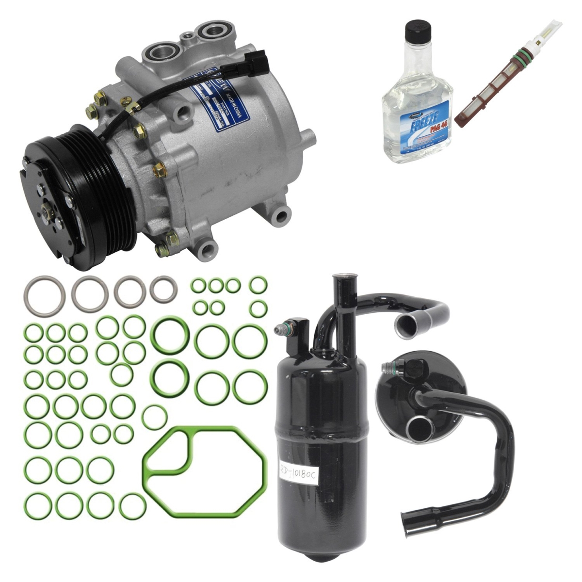 KT4784 Air Conditioners Compressor & Component Kit for 2004-2005 Lincoln Town Car