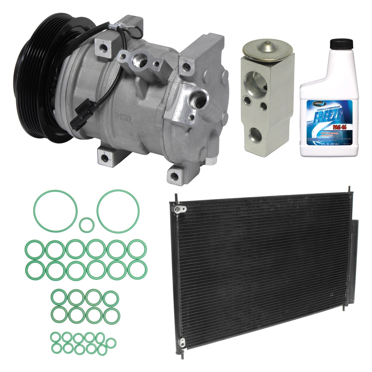 KT2011A Air Conditioners Compressor & Component Kit for 2009-2015 Honda Pilot