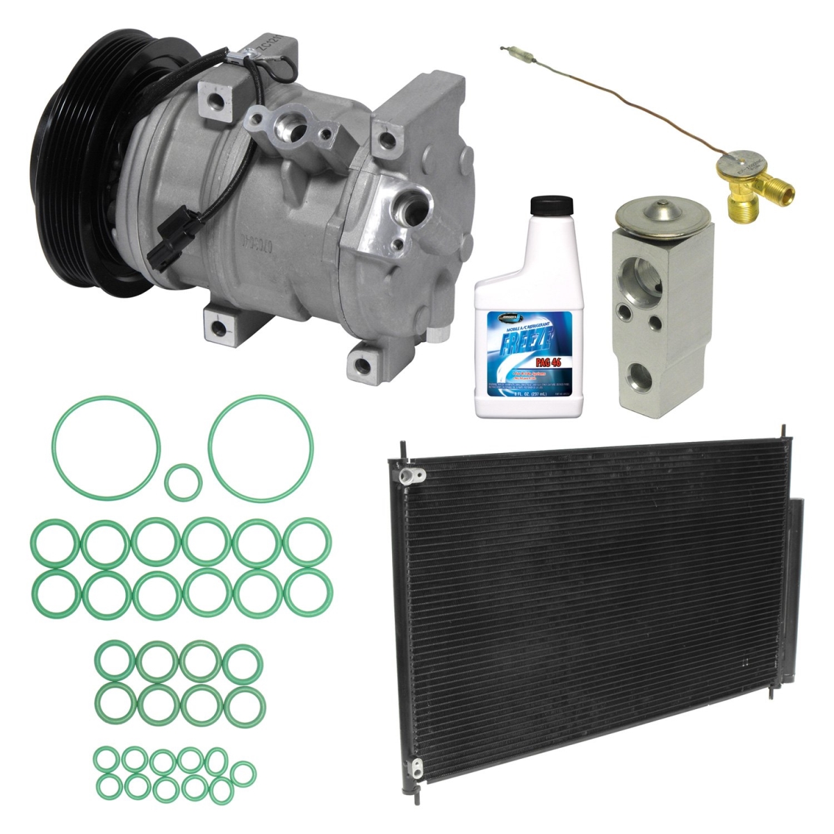KT2013A Air Conditioners Compressor & Component Kit for 2009-2015 Honda Pilot