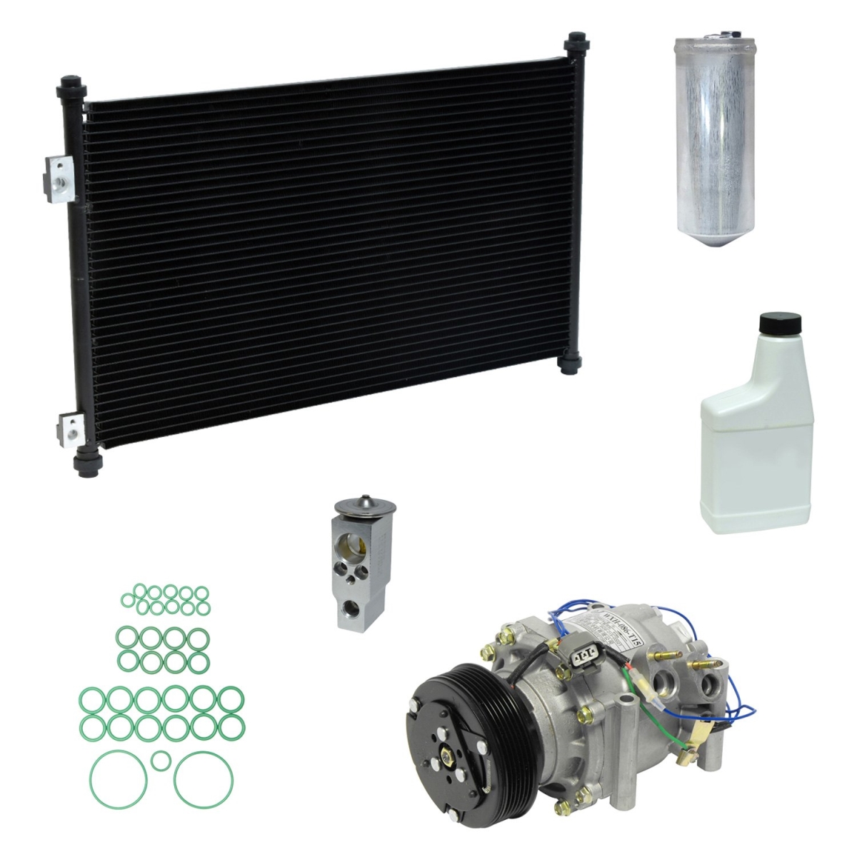 KT1196A Air Conditioners Compressor & Component Kit for 2002-2004 Honda Civic