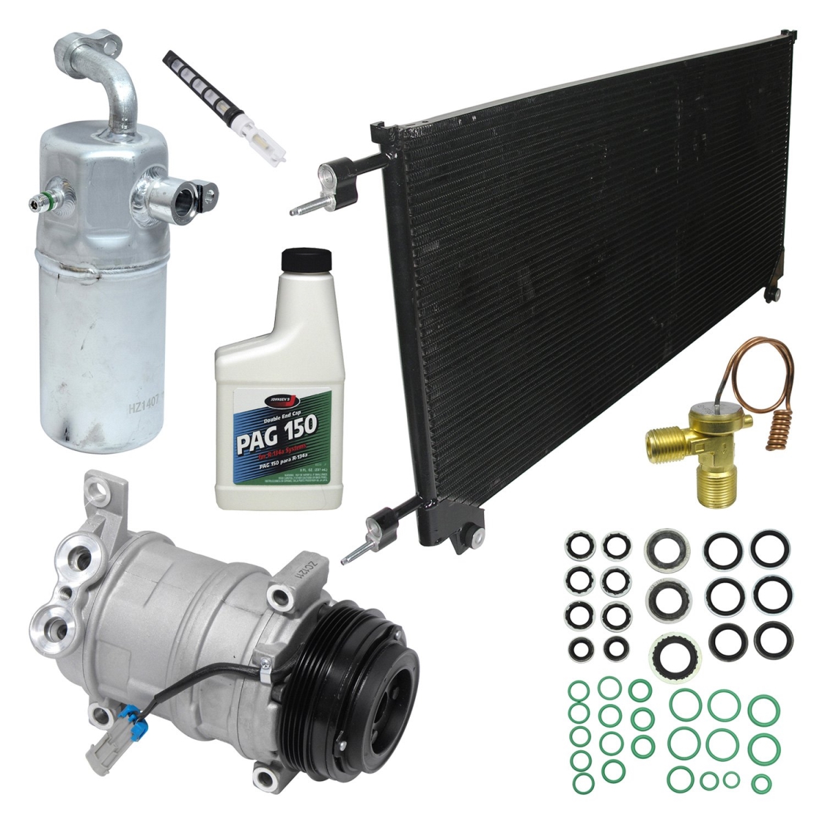 KT4791A Air Conditioners Compressor & Component Kit for 2000-2002 Chevrolet Tahoe