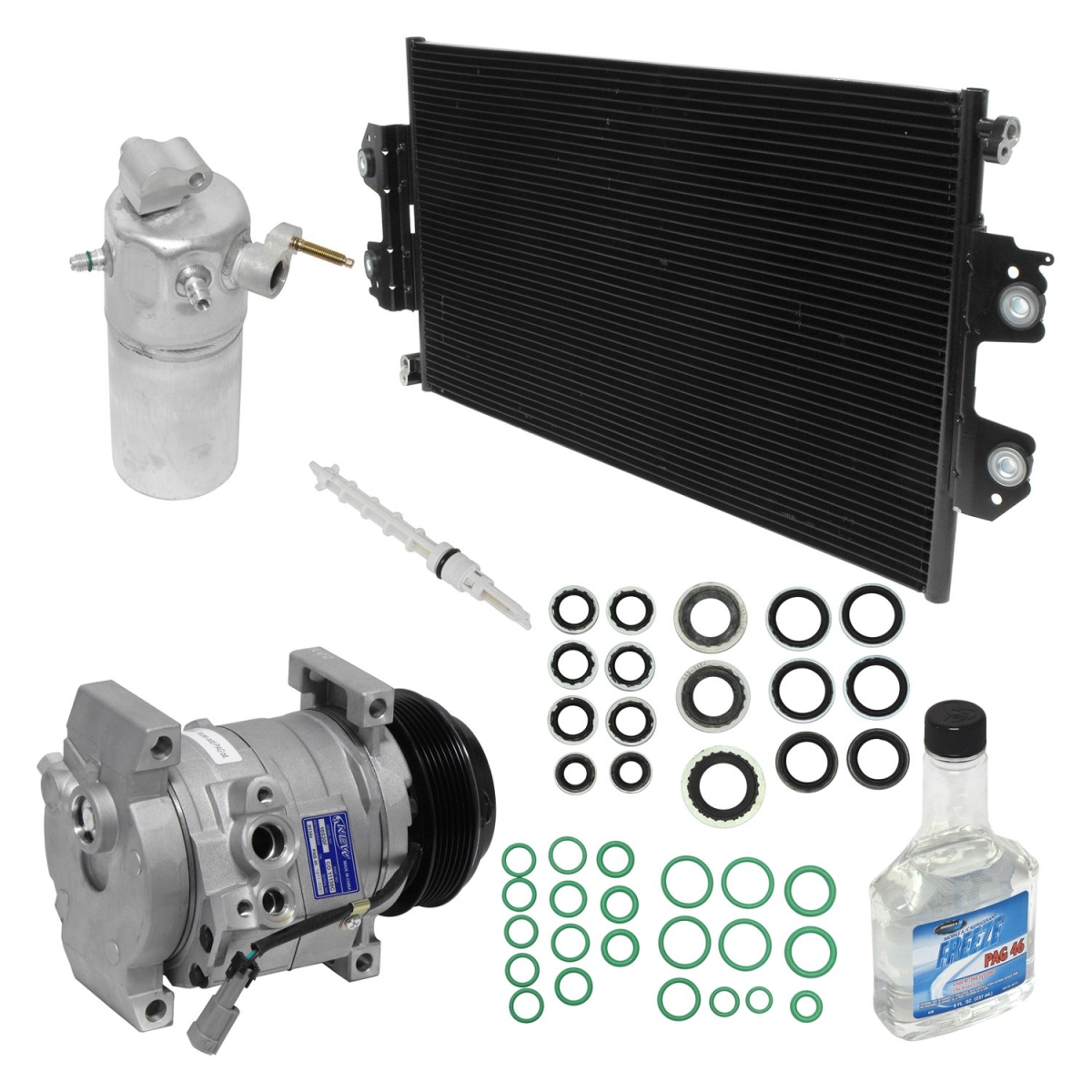 KT2228A Air Conditioners Compressor & Component Kit for 2003-2007 Chevrolet Express 1500