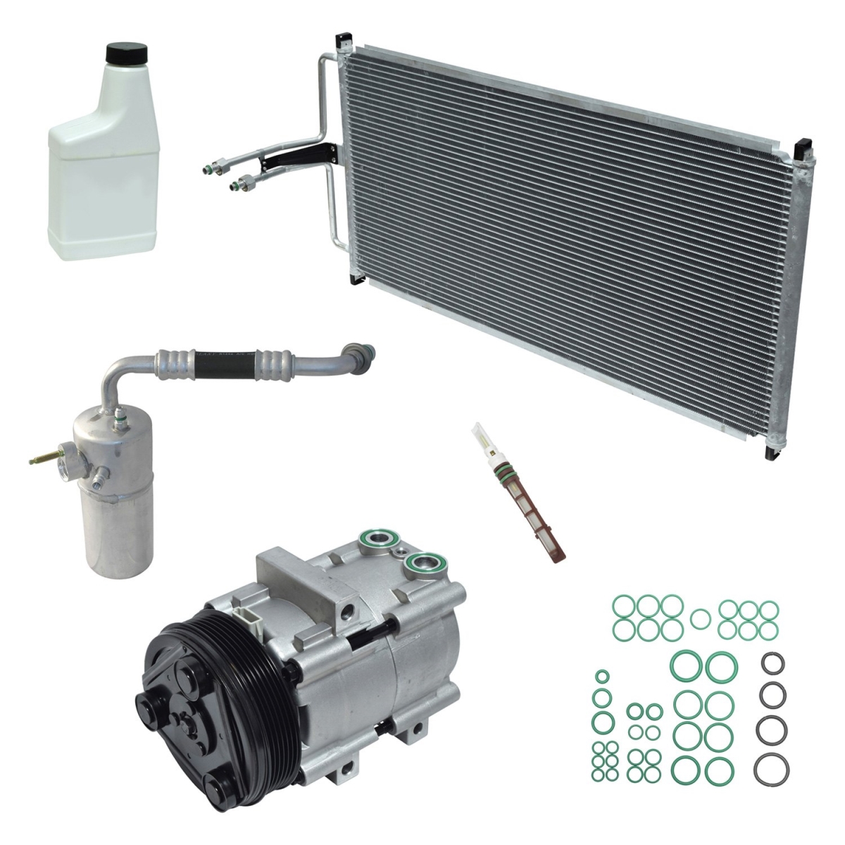 KT4108A Air Conditioners Compressor & Component Kit for 2006-2010 Hummer H3