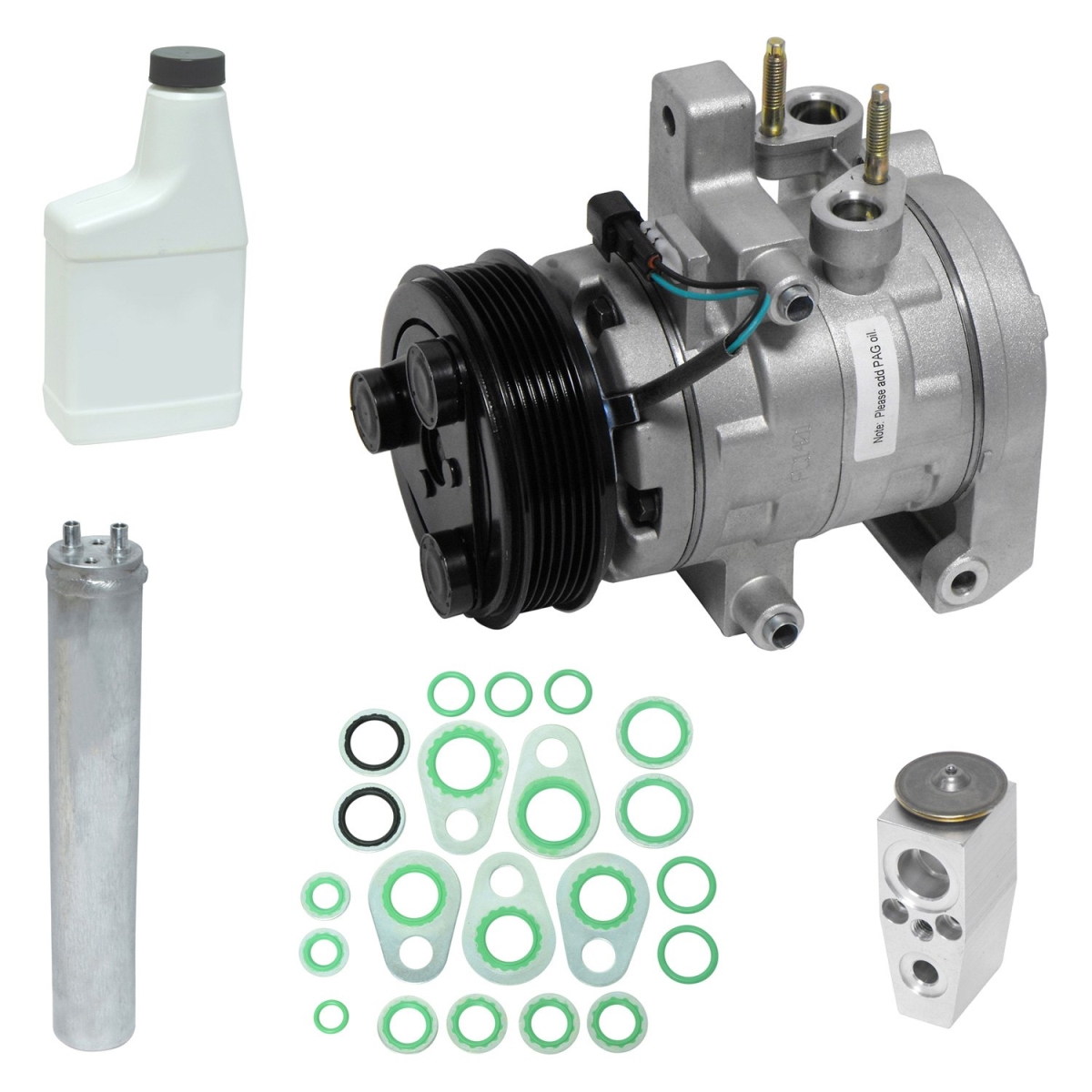 KT4807 Air Conditioners Compressor & Component Kit for 2015 Ford Mustang