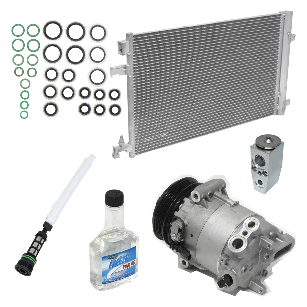 KT4818A Air Conditioners Compressor & Component Kit for 2016 Chevrolet Malibu Limited