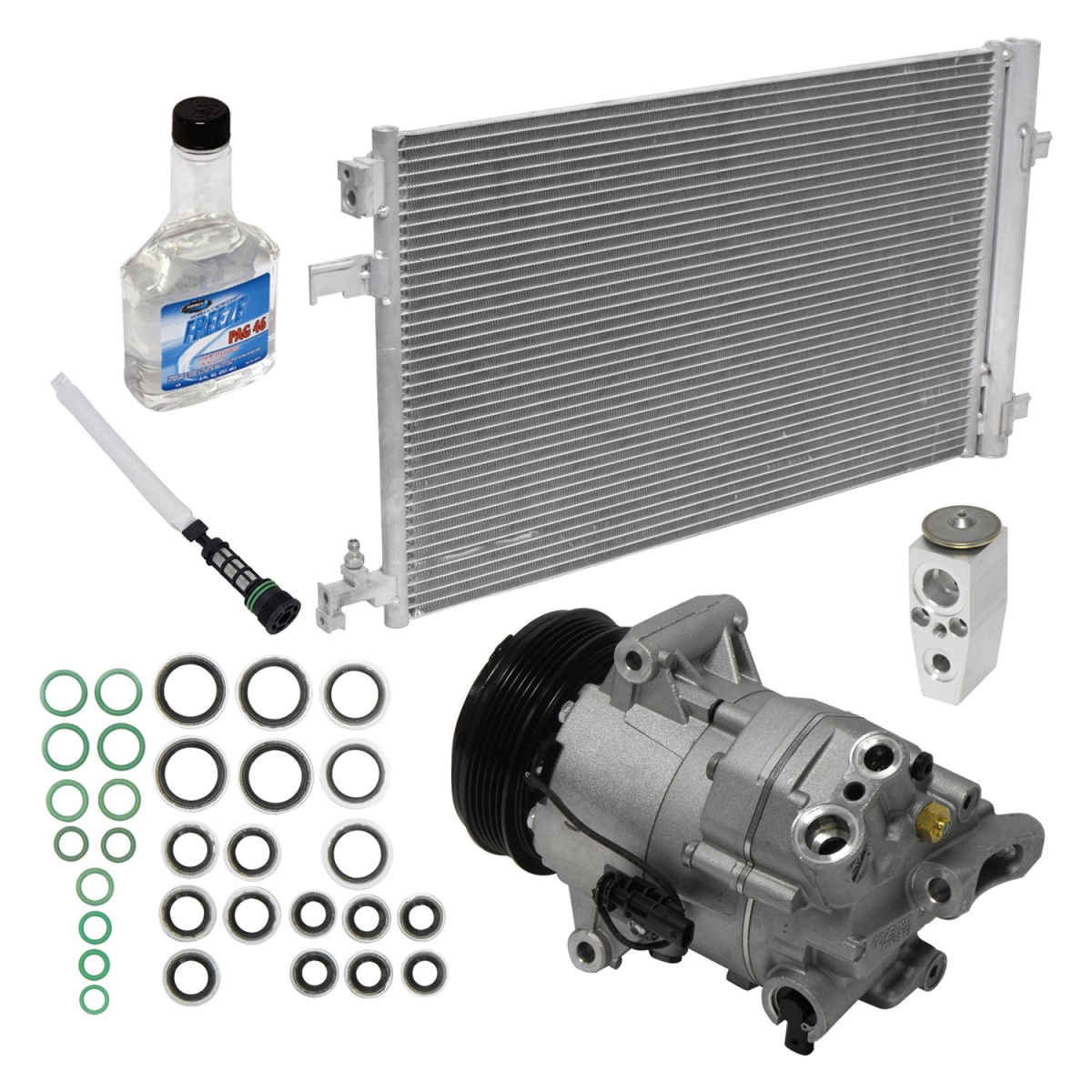 KT1015A Air Conditioners Compressor & Component Kit for 2012-2017 Buick Verano