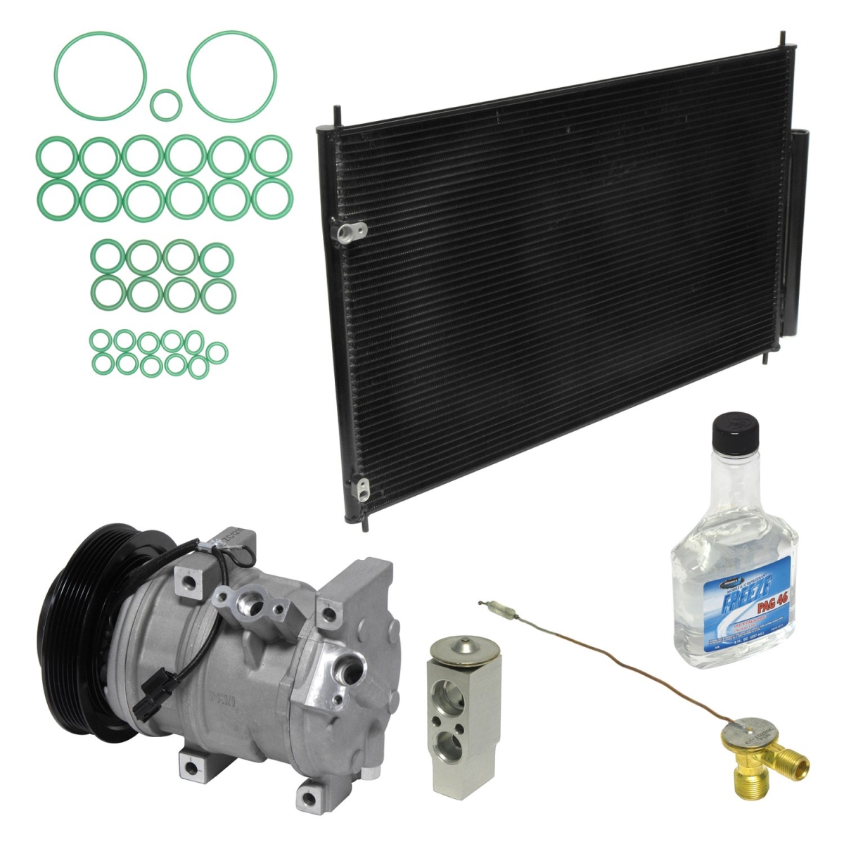 KT2013B Air Conditioners Compressor & Component Kit for 2007-2013 Acura MDX Base