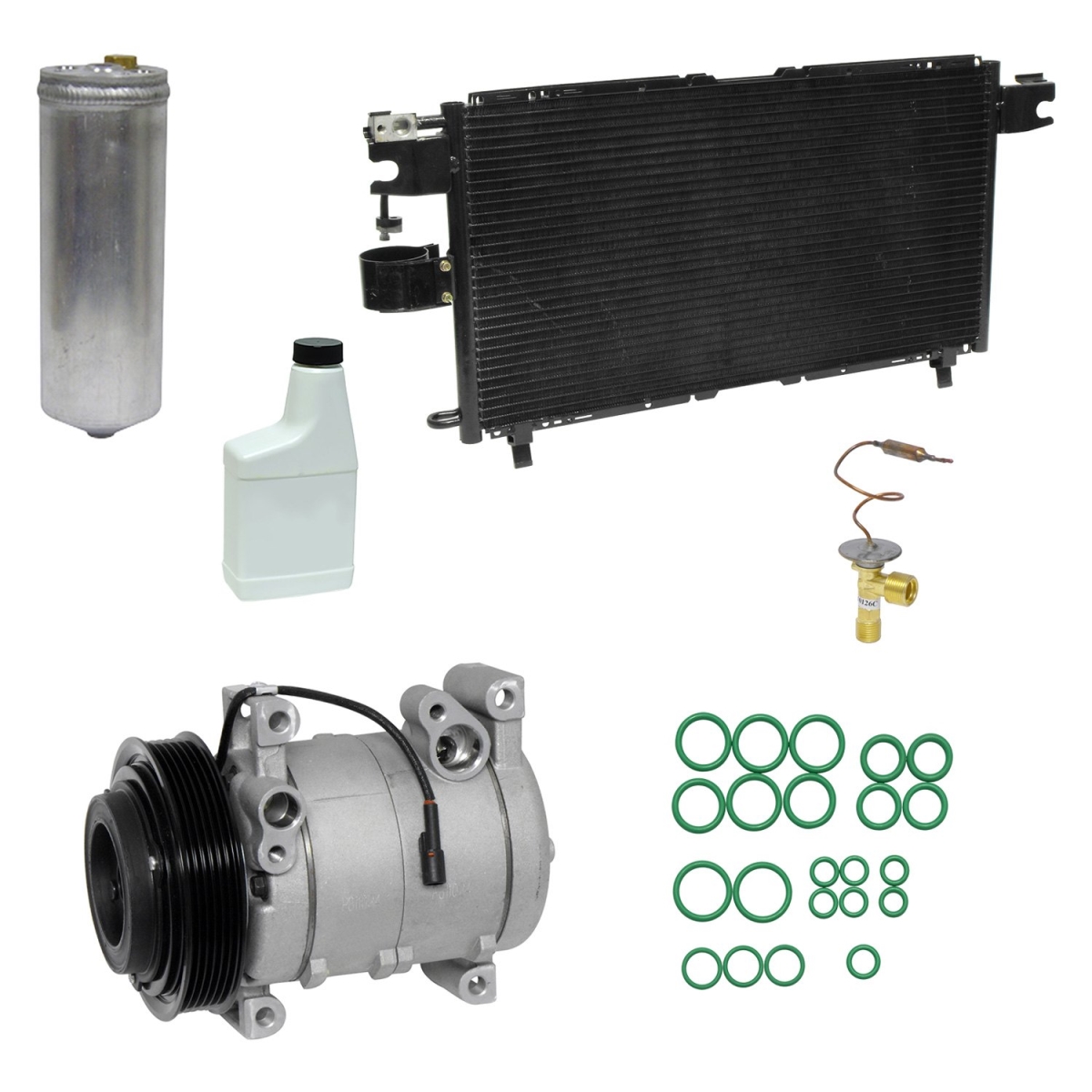 KT1011A Air Conditioners Compressor & Component Kit for 2000-2001 Honda Passport