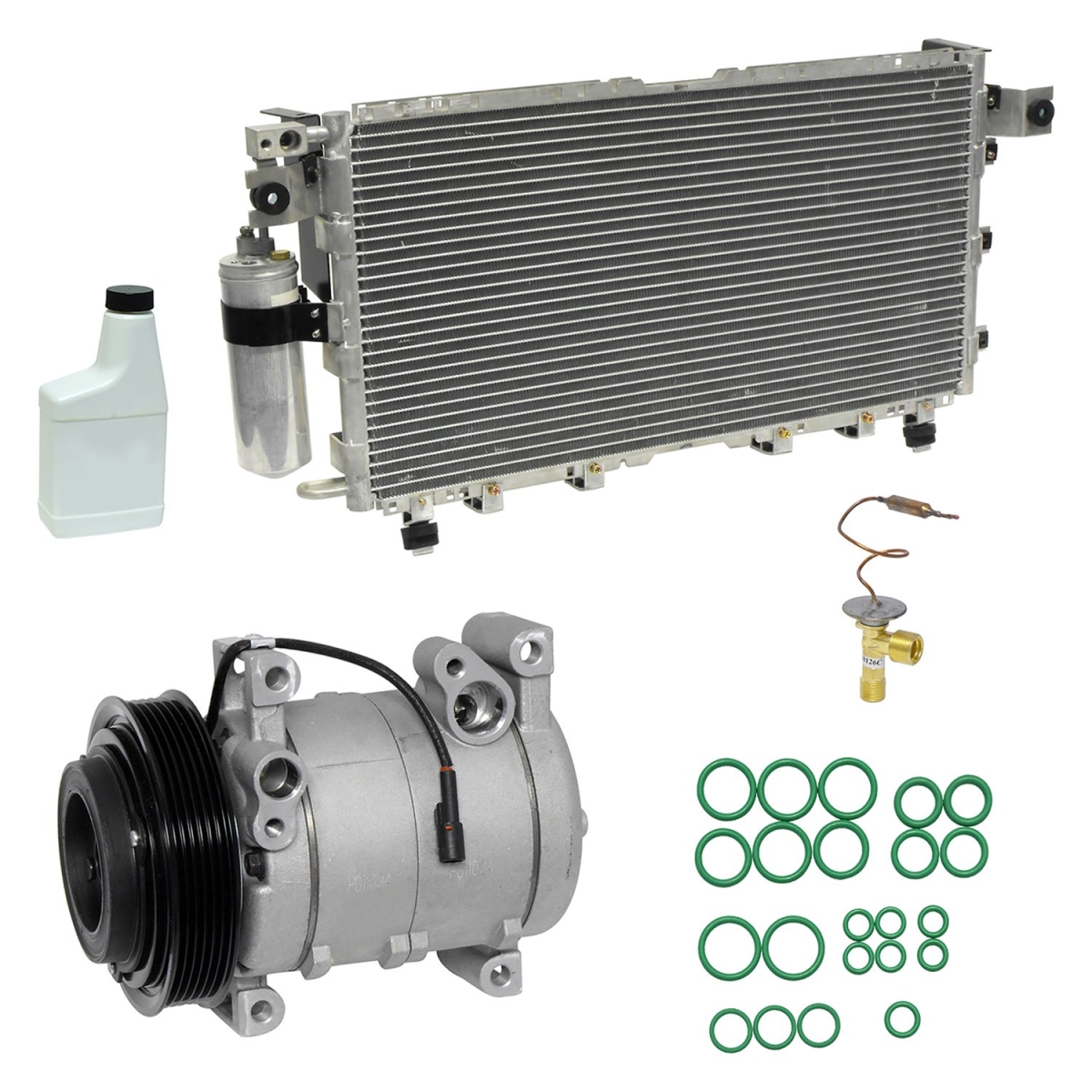 KT1011B Air Conditioners Compressor & Component Kit for 2002-2003 Isuzu Rodeo