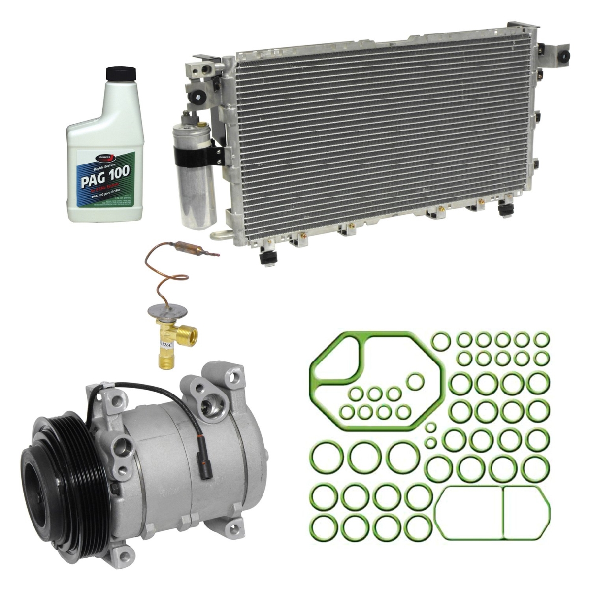 KT1829A Air Conditioners Compressor & Component Kit for 2002 Isuzu Axiom