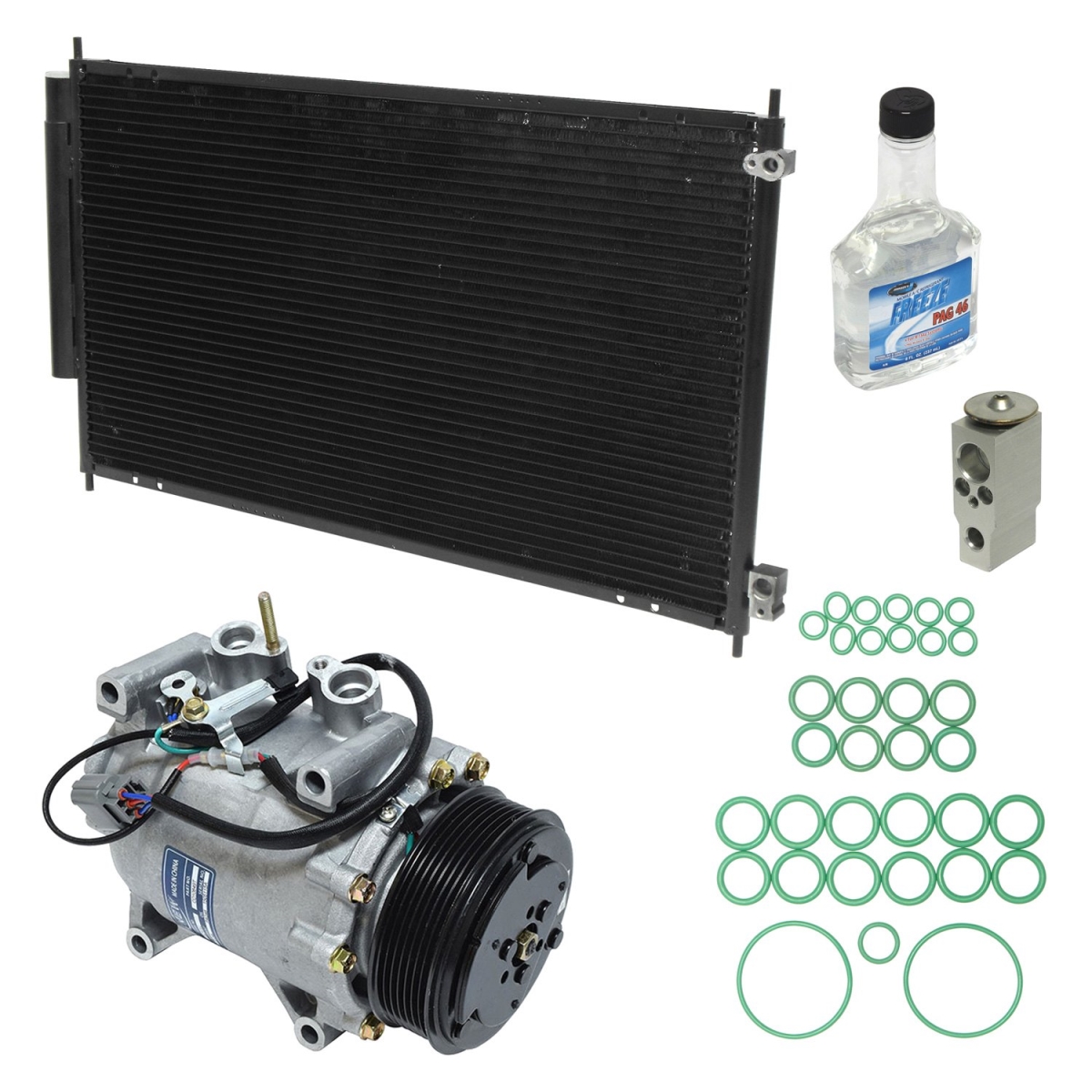 KT2021A Air Conditioners Compressor & Component Kit for 2004-2008 Acura TSX Base
