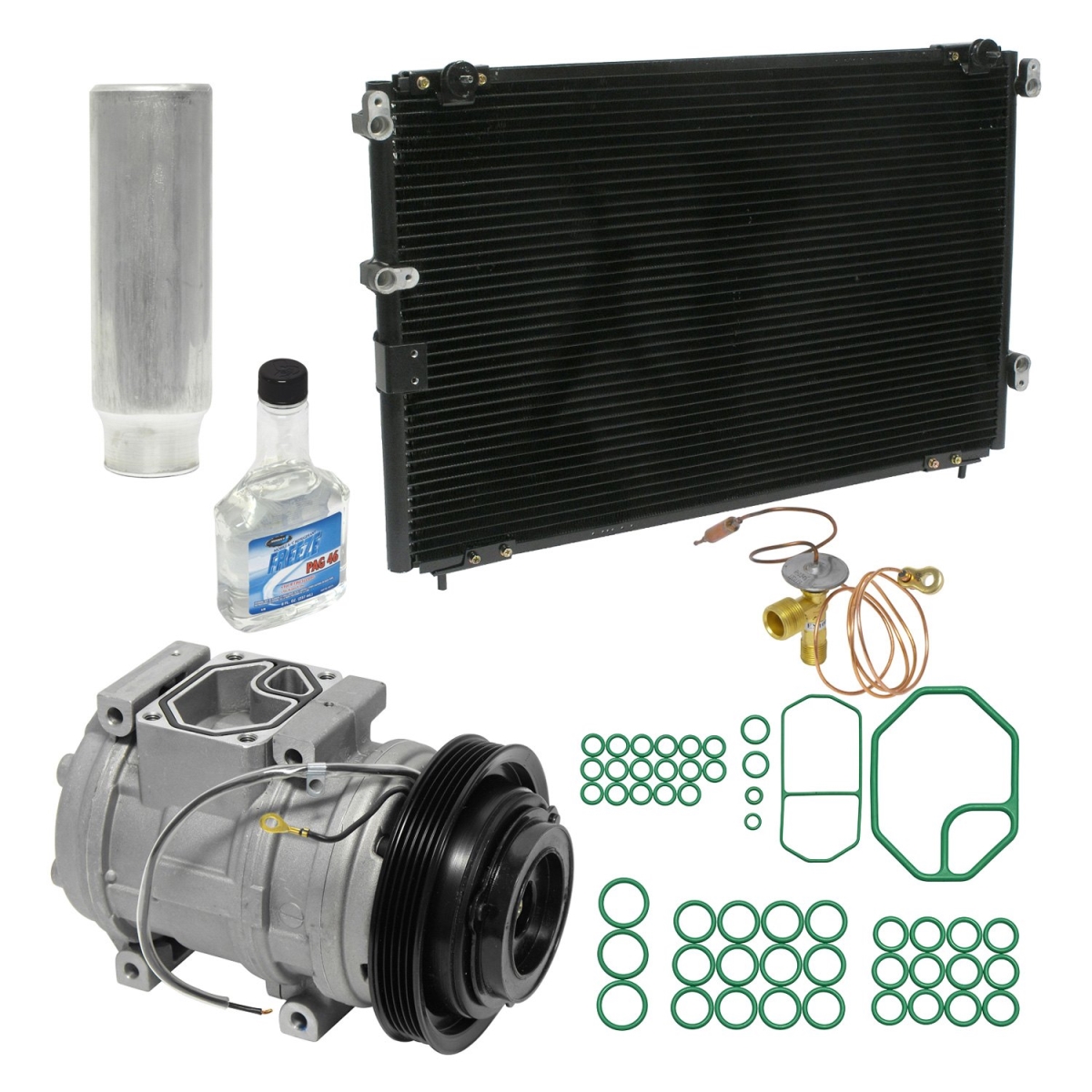 KT3975A Air Conditioners Compressor & Component Kit for 1996-1998 Acura RL