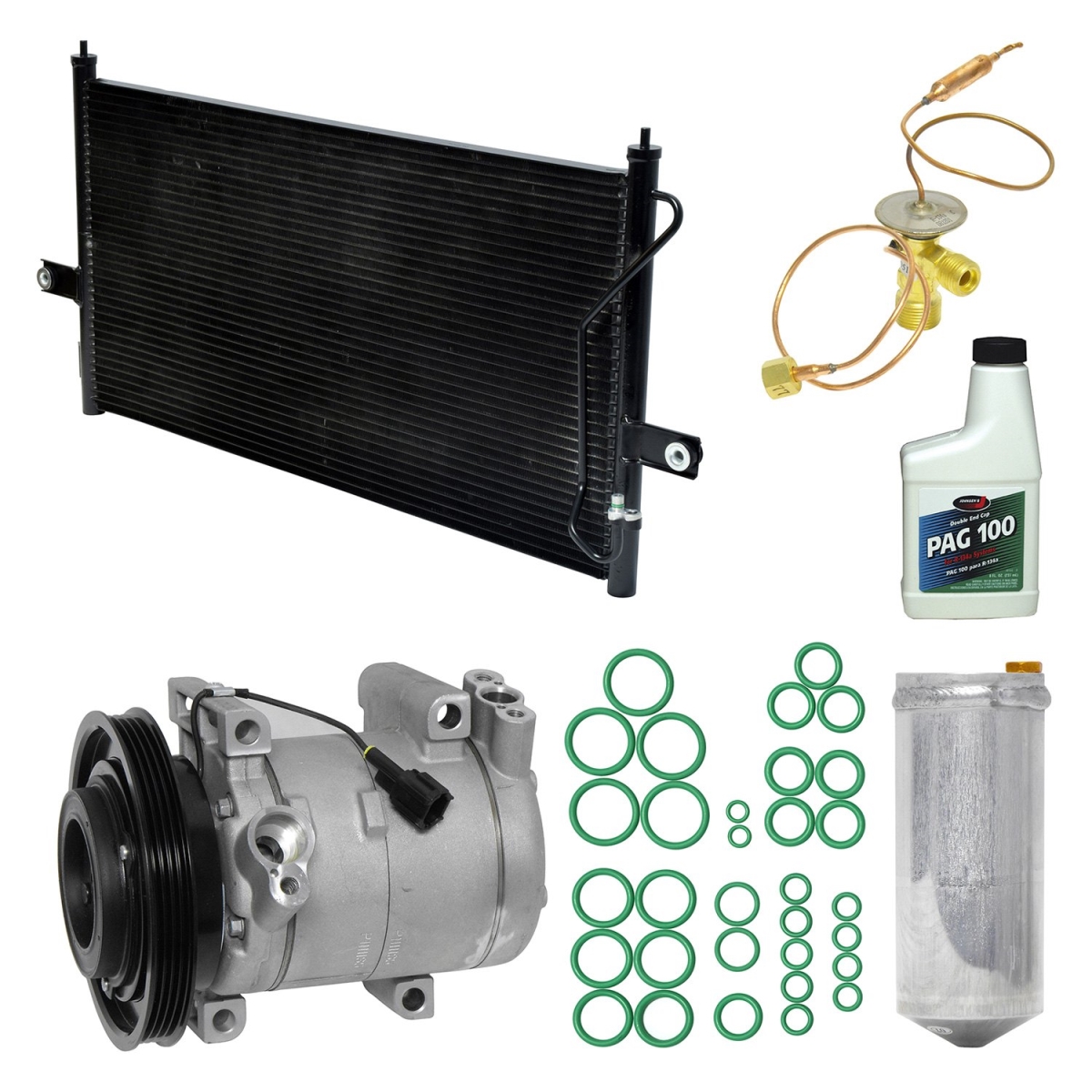 KT1722A Air Conditioners Compressor & Component Kit for 2001 Nissan Frontier