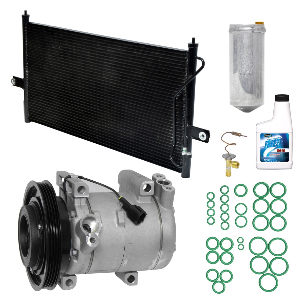 KT1723A Air Conditioners Compressor & Component Kit for 2001-2002 Nissan Frontier