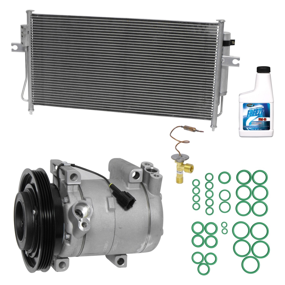 KT1723B Air Conditioners Compressor & Component Kit for 2003 Nissan Frontier